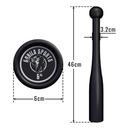 Clubbell 6kg – Gorilla Sports