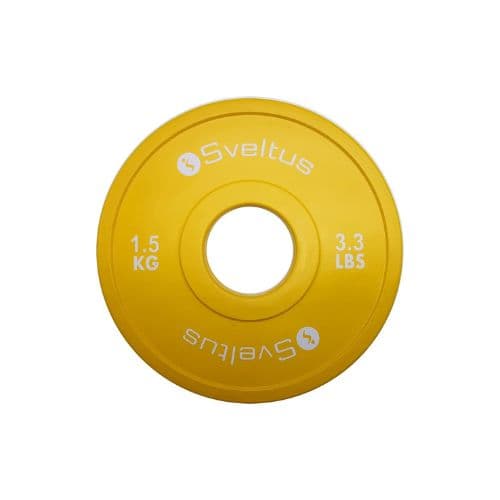 Mini disque olympique 1,5 kg – Sveltus