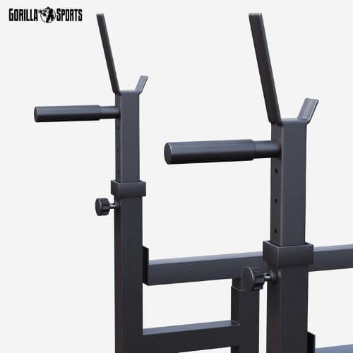 Squat Rack Hauteur et Largeur Réglable – Gorilla Sports