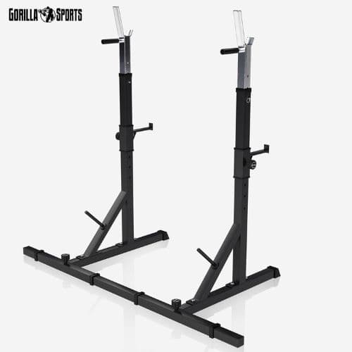 Squat Rack Multifonction en acier – Gorilla Sports