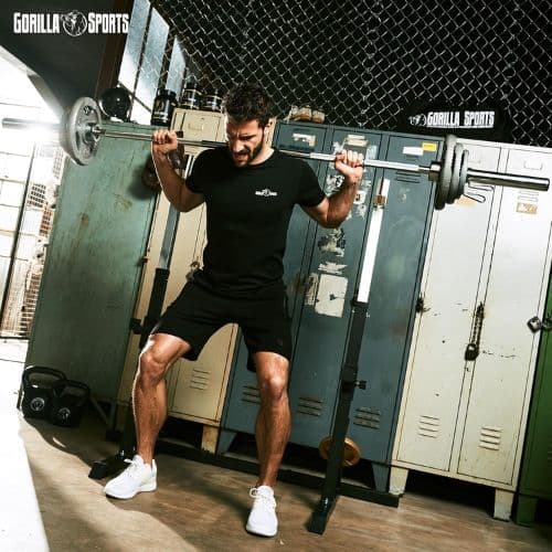 Squat Rack Multifonction en acier – Gorilla Sports