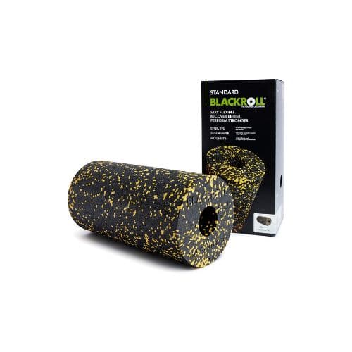 Rouleau standard de massage 30cm Noir et Jaune – Blackroll