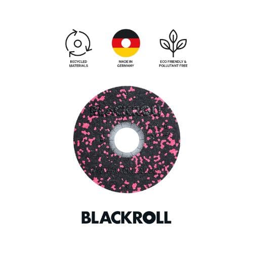 Rouleau standard de massage 30cm Noir et Rose – Blackroll