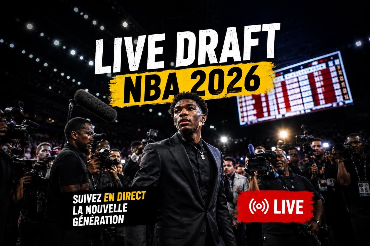 [Live] Draft NBA 2026 : prospects, trades et diffusion