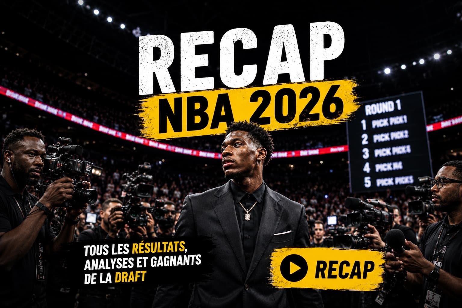 Draft NBA 2026 : tous les résultats du 1er tour