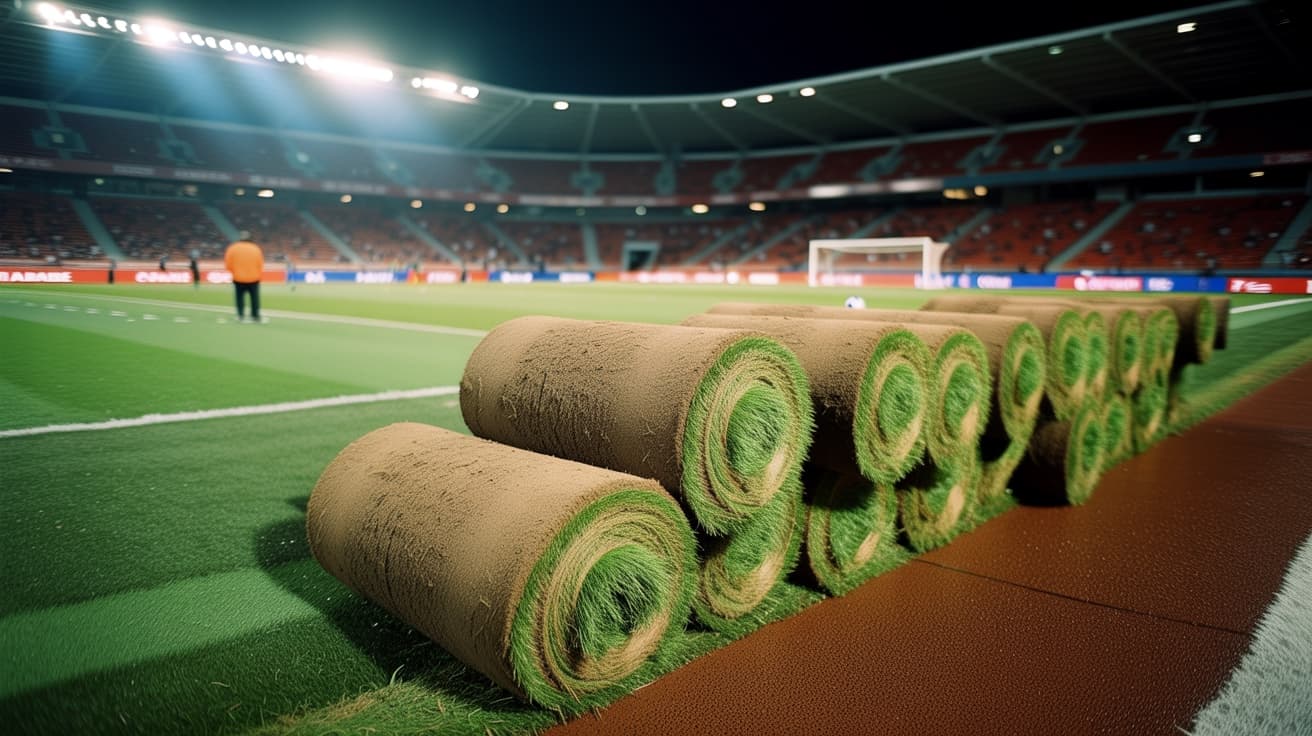 Des pelouses cultivées en ferme : le chantier caché des stades NFL du Mondial