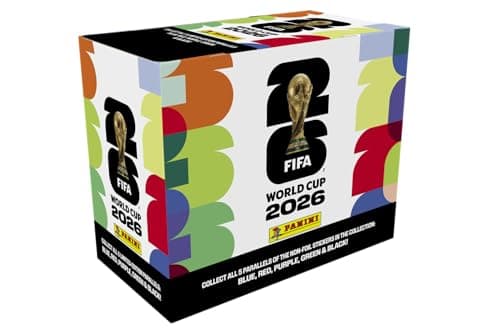 Stickers Panini Coupe du Monde 2026 – Boîte de 25 pochettes