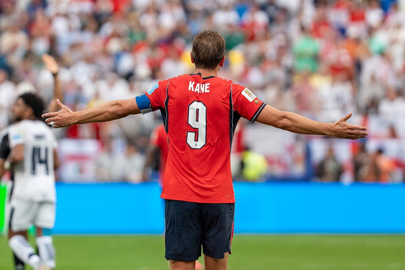 Harry Kane, capitaine de l'Angleterre, lors de la Coupe du monde 2026