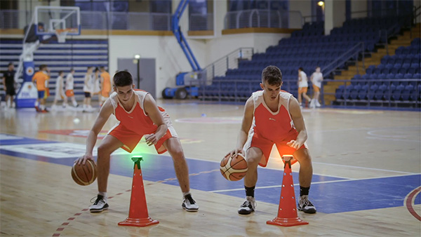 exercice pour améliorer son dribble avec les blazepod