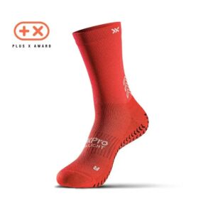 Chaussettes antidérapantes ultra légères SOXPro Ultralight rouge