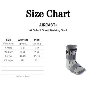 Guides des tailles des Botte de marche Airselect Courte - Aircast